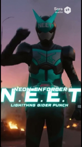 仮面ライダーNEET　Part1　#Shorts