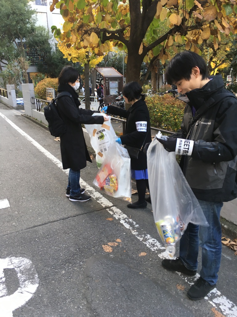 NEET株式会社メンバーが渋谷のゴミ拾い活動を開始